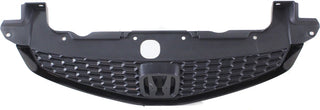 2012-2013 Honda Civic Grille, Painted-Black, Coupe.