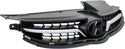2011-2013 Hyundai Elantra Grille, Black, With Chrome Insert Molding.
