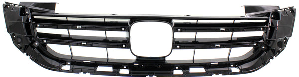 2013-2015 Honda Accord Grille, Black, 6 Cyl, Sedan.