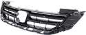 2013-2015 Honda Accord Grille, Painted-Black, Sedan.