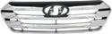 2013-2014 Hyundai Santa Fe Grille,Chrome Shell/Black.