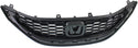 2013-2014 Honda Civic Grille, Painted-Black, Sedan.