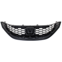 2013-2014 Honda Civic Grille, Textured Dark Gray.