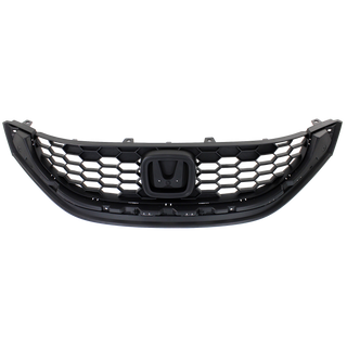 2013-2014 Honda Civic Grille, Textured Dark Gray.