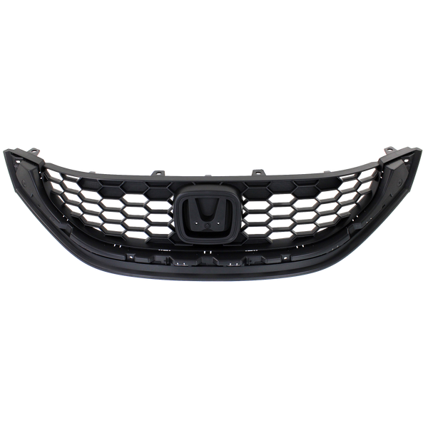 2013-2014 Honda Civic Grille, Textured Dark Gray.