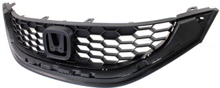 2013-2014 Honda Civic Grille, Textured Dark Gray.