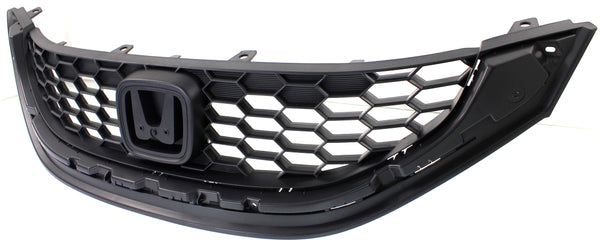 2013-2014 Honda Civic Grille, Textured Dark Gray.
