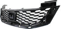 2013-2015 Honda Accord Grille, Painted-Black, Coupe.