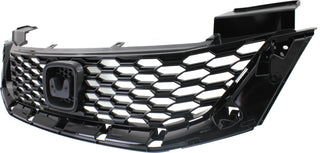 2013-2015 Honda Accord Grille, Painted-Black, Coupe.