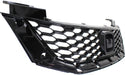 2013-2015 Honda Accord Grille, Painted-Black, Coupe.
