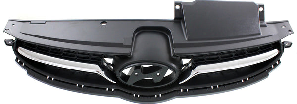 2011-2013 Hyundai Elantra Grille, Textured Dark Gray.