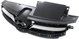 2011-2013 Hyundai Elantra Grille, Textured Dark Gray.