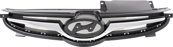 2014-2015 Hyundai Elantra Grille, Chrome, Sedan.