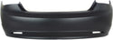 2011-2013 Hyundai Sonata Rear Bumper Cover, Primed, With Single Exhaust.