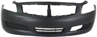 2007-2008  Infiniti G35 Front Bumper Cover, Primed, W/ Sensor Hole.