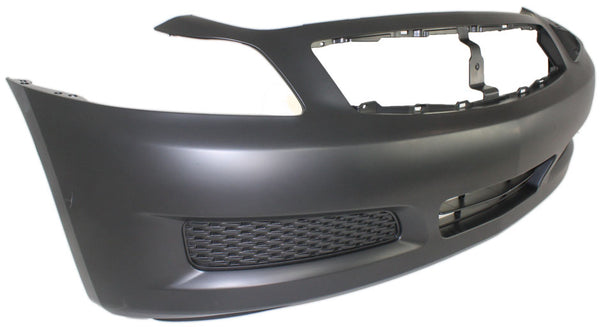 2007-2008 Infiniti G35 Front Bumper Cover, Primed, w/ Sensor Hole, w/ T.