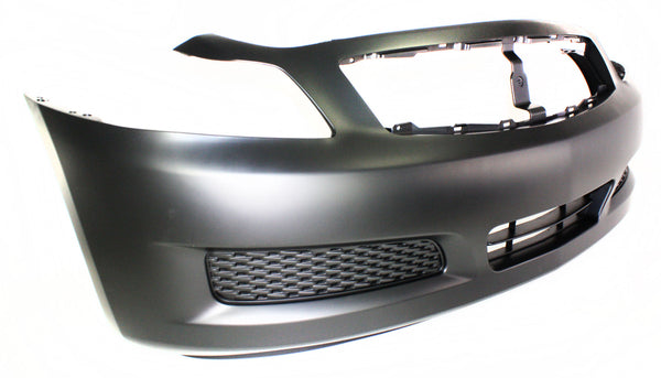 2009 Infiniti G37 Front Bumper Cover, Primed, W/ Sensor Hole,.