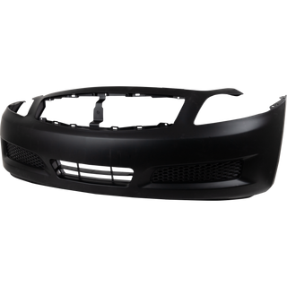 2009 Infiniti G37 Front Bumper Cover, Primed, W/O Sensor Hole.