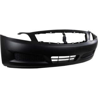 2009 Infiniti G37 Front Bumper Cover, Primed, W/O Sensor Hole.
