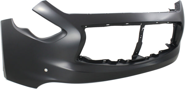 2012-2013 Infiniti FX35 Front Bumper Cover, Primed, w/Navigation System.