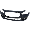 2014-2015 Audi Q50 Front Bumper Cover, Primed, w/Object Sensors, Except Sport.