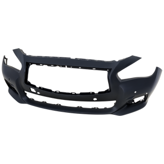 2014-2015 Audi Q50 Front Bumper Cover, Primed, w/Object Sensors, Except Sport.