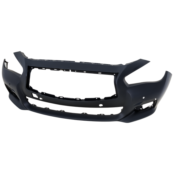 2014-2015 Audi Q50 Front Bumper Cover, Primed, w/Object Sensors, Except Sport.
