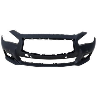 2014-2015 Audi Q50 Front Bumper Cover, Primed, w/Object Sensors, Except Sport.