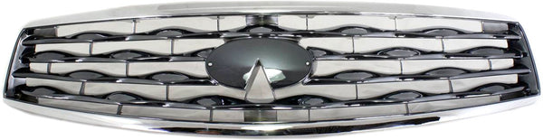 2009-2011 BMW X35 Grille,Chrome Shell/ Titanium Insert.