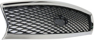 2014-2015 Audi Q50 Grille, Silver Gray Black.
