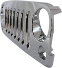 2007-2015 Jeep Wrangler Grille, Plastic, Chrome.