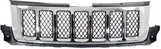 2011-2013 Jeep Grand Cherokee Grille, Chrome Shell.