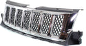 2011-2013 Jeep Grand Cherokee Grille, Chrome Shell.