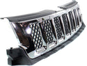 2011-2013 Jeep Grand Cherokee Grille, Chrome Shell.