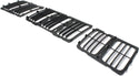 2014-2015 Jeep Grand Cherokee Grille, Louvered Insert, Black.