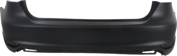 2011-2015 Volkswagen Jetta Rear Bumper Cover, Primed, w/Parking Assist, Sedan-CAPA.