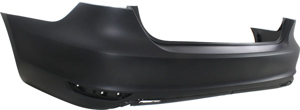 2011-2015 Volkswagen Jetta Rear Bumper Cover, Primed, w/Parking Assist, Sedan-CAPA.