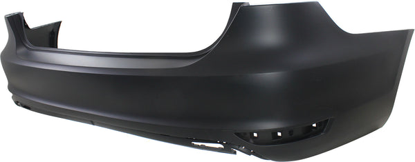 2011-2015 Volkswagen Jetta Rear Bumper Cover, Primed, w/Parking Assist, Sedan-CAPA.