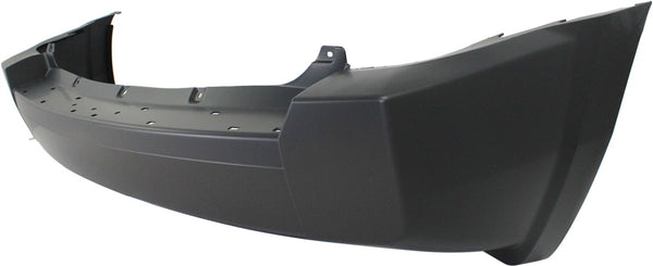 2007-2010 Jeep Patriot Rear Bumper Cover, Primed, w/Chrome, w/Out Tow Hook.
