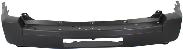 2007-2010 Jeep Patriot Rear Bumper Cover, Primed, w/Chrome, w/o Tow Hook-CAPA.