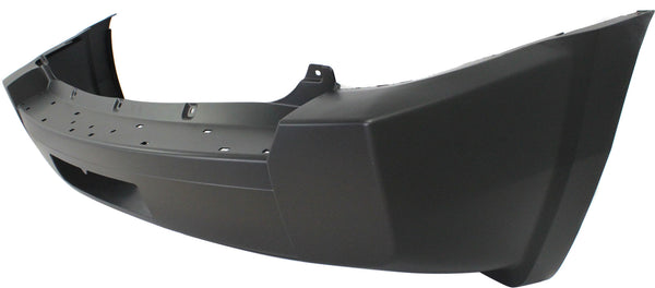 2007-2010 Jeep Patriot Rear Bumper Cover, Primed, w/Chrome, w/o Tow Hook-CAPA.