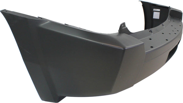 2007-2010 Jeep Patriot Rear Bumper Cover, Primed, w/Chrome, w/o Tow Hook-CAPA.