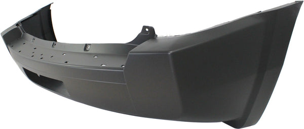 2007-2010 Jeep Patriot Rear Bumper Cover, Primed, w/Chrome, w/o Tow Hook- Capa.