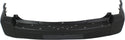 2007-2010 Jeep Patriot Rear Bumper Cover, Primed, w/Chrome, w/Tow Hook-Capa.