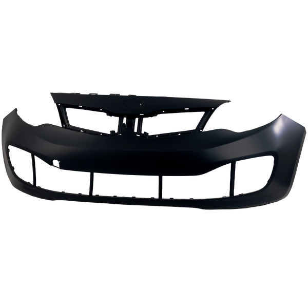 2012-2015 Kia Rio Front Bumper Cover, Primed, Sedan - Capa.