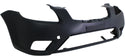 2010-2011 Kia Rio Front Bumper Cover, Primed - CAPA.