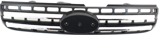 2005-2010 Kia Sportage Grille, Painted-Black.