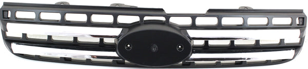2005-2010 Kia Sportage Grille, Painted-Black.