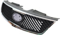 2010 Kia Forte Grille, Chrome Shell/ Black Insert.
