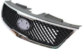 2010 Kia Forte Grille, Chrome Shell/ Black Insert.